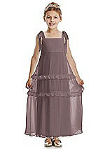 Front View Thumbnail - French Truffle Flower Girl Dress FL4071