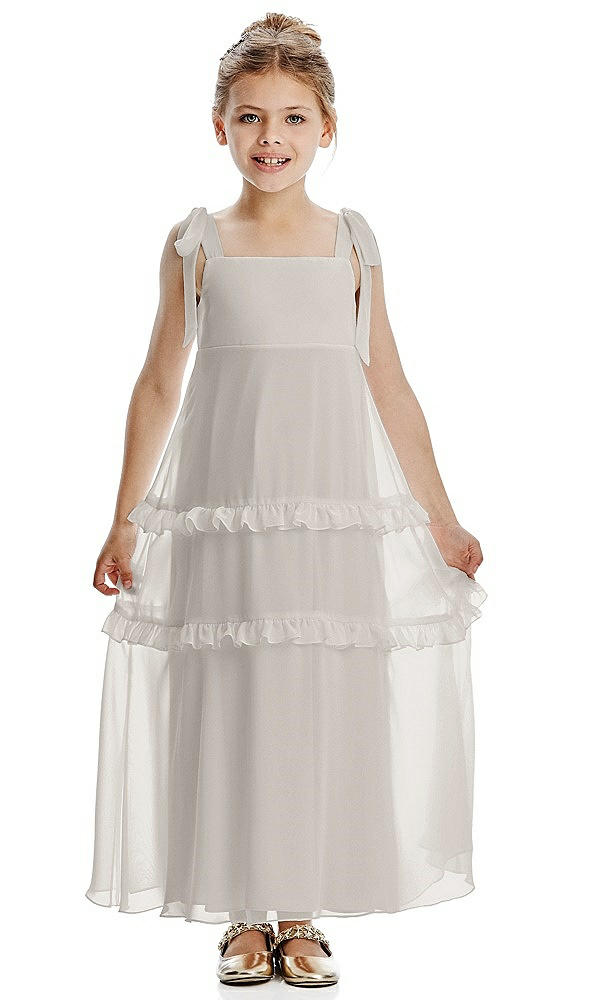 Front View - Oyster Flower Girl Dress FL4071