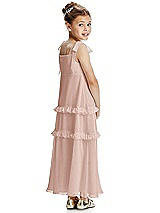 Rear View Thumbnail - Toasted Sugar Flower Girl Dress FL4071