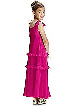 Rear View Thumbnail - Think Pink Flower Girl Dress FL4071