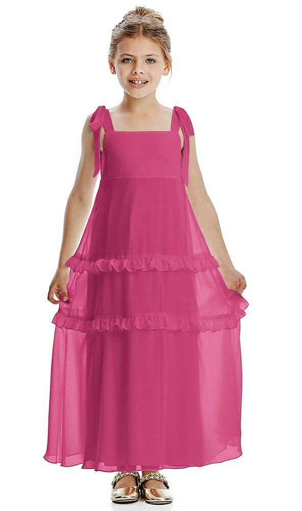 Front View - Tea Rose Flower Girl Dress FL4071