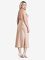 Alt View 3 Thumbnail - Cameo Cowl-Neck Convertible Midi Slip Dress - Piper