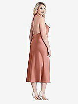 Alt View 3 Thumbnail - Desert Rose Cowl-Neck Convertible Midi Slip Dress - Piper