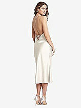 Alt View 1 Thumbnail - Ivory Cowl-Neck Convertible Midi Slip Dress - Piper