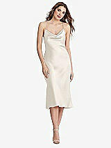 Front View Thumbnail - Ivory Cowl-Neck Convertible Midi Slip Dress - Piper