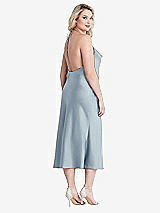 Alt View 3 Thumbnail - Mist Cowl-Neck Convertible Midi Slip Dress - Piper