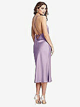 Alt View 1 Thumbnail - Pale Purple Cowl-Neck Convertible Midi Slip Dress - Piper