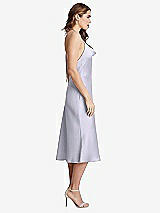 Side View Thumbnail - Silver Dove Cowl-Neck Convertible Midi Slip Dress - Piper