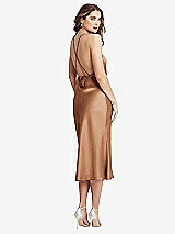 Alt View 1 Thumbnail - Toffee Cowl-Neck Convertible Midi Slip Dress - Piper