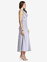 Side View Thumbnail - Silver Dove Cowl-Neck Midi Tank Dress - Esme