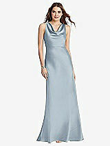 Front View Thumbnail - Mist Cowl-Neck Maxi Tank Dress - Nova