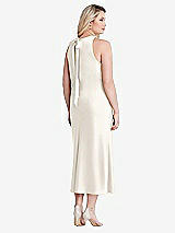 Alt View 3 Thumbnail - Ivory Tie Neck Cutout Midi Tank Dress - Lou