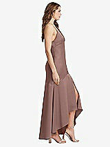 Side View Thumbnail - Sienna Asymmetrical Drop Waist High-Low Slip Dress - Devon