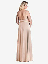 Alt View 2 Thumbnail - Cameo Chiffon Maxi Wrap Dress with Sash - Cora