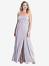 Alt View 1 Thumbnail - Moondance Square Neck Chiffon Maxi Dress with Front Slit - Elliott