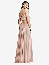 Rear View Thumbnail - Toasted Sugar Ruffled Chiffon Cutout Maxi Dress - Jessie