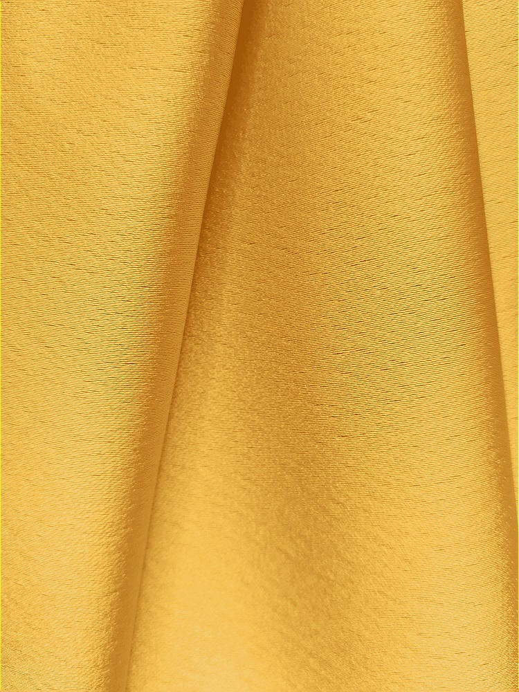 Front View - NYC Yellow Lux Charmeuse Fabric by the yard