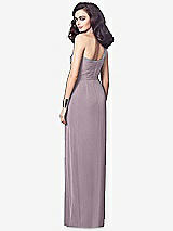 Alt View 2 Thumbnail - Lilac Dusk One-Shoulder Draped Maxi Dress with Front Slit - Aeryn