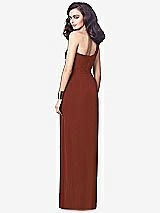 Alt View 2 Thumbnail - Auburn Moon One-Shoulder Draped Maxi Dress with Front Slit - Aeryn