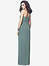 Alt View 2 Thumbnail - Icelandic One-Shoulder Draped Maxi Dress with Front Slit - Aeryn