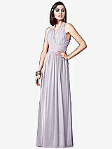 Front View Thumbnail - Moondance Ruched Halter Open-Back Maxi Dress - Jada