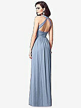 Rear View Thumbnail - Cloudy Ruched Halter Open-Back Maxi Dress - Jada