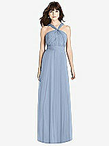 Front View Thumbnail - Cloudy Twist Halter Chiffon Maxi Dress - James