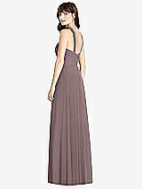 Rear View Thumbnail - French Truffle Twist Halter Chiffon Maxi Dress - James