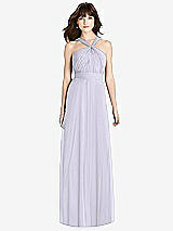 Front View Thumbnail - Silver Dove Twist Halter Chiffon Maxi Dress - James