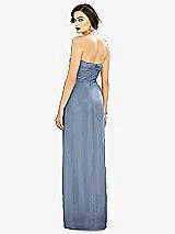 Alt View 2 Thumbnail - Cloudy Strapless Draped Chiffon Maxi Dress - Lila