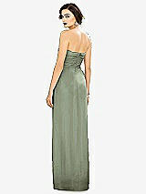 Alt View 2 Thumbnail - Sage Strapless Draped Chiffon Maxi Dress - Lila