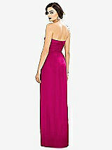 Alt View 2 Thumbnail - Think Pink Strapless Draped Chiffon Maxi Dress - Lila