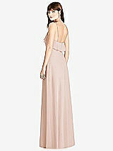 Rear View Thumbnail - Cameo Ruffle-Trimmed Backless Maxi Dress