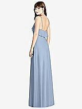 Rear View Thumbnail - Cloudy Ruffle-Trimmed Backless Maxi Dress