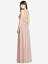 Rear View Thumbnail - Toasted Sugar Ruffle-Trimmed Backless Maxi Dress