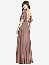 Front View Thumbnail - Sienna Split Sleeve Backless Maxi Dress - Lila