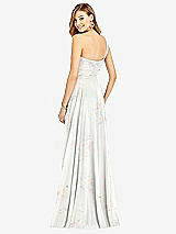 Rear View Thumbnail - Spring Fling One-Shoulder Draped Chiffon Maxi Dress - Dani