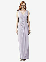 Front View Thumbnail - Moondance Sleeveless Draped Faux Wrap Maxi Dress - Dahlia