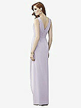 Rear View Thumbnail - Moondance Sleeveless Draped Faux Wrap Maxi Dress - Dahlia