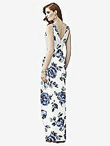 Rear View Thumbnail - Indigo Rose Sleeveless Draped Faux Wrap Maxi Dress - Dahlia