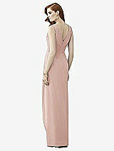 Rear View Thumbnail - Toasted Sugar Sleeveless Draped Faux Wrap Maxi Dress - Dahlia