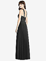 Rear View Thumbnail - Black Twist Halter Chiffon Maxi Dress - James