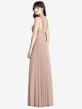 Rear View Thumbnail - Bliss Twist Halter Chiffon Maxi Dress - James