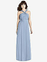 Front View Thumbnail - Cloudy Twist Halter Chiffon Maxi Dress - James