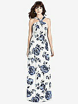 Front View Thumbnail - Indigo Rose Twist Halter Chiffon Maxi Dress - James