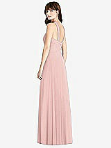 Rear View Thumbnail - Rose - PANTONE Rose Quartz Twist Halter Chiffon Maxi Dress - James