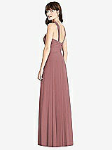 Rear View Thumbnail - Rosewood Twist Halter Chiffon Maxi Dress - James