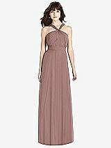 Front View Thumbnail - Sienna Twist Halter Chiffon Maxi Dress - James