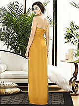 Alt View 2 Thumbnail - NYC Yellow Strapless Draped Chiffon Maxi Dress - Lila