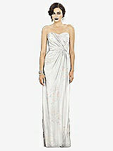 Alt View 1 Thumbnail - Spring Fling Strapless Draped Chiffon Maxi Dress - Lila